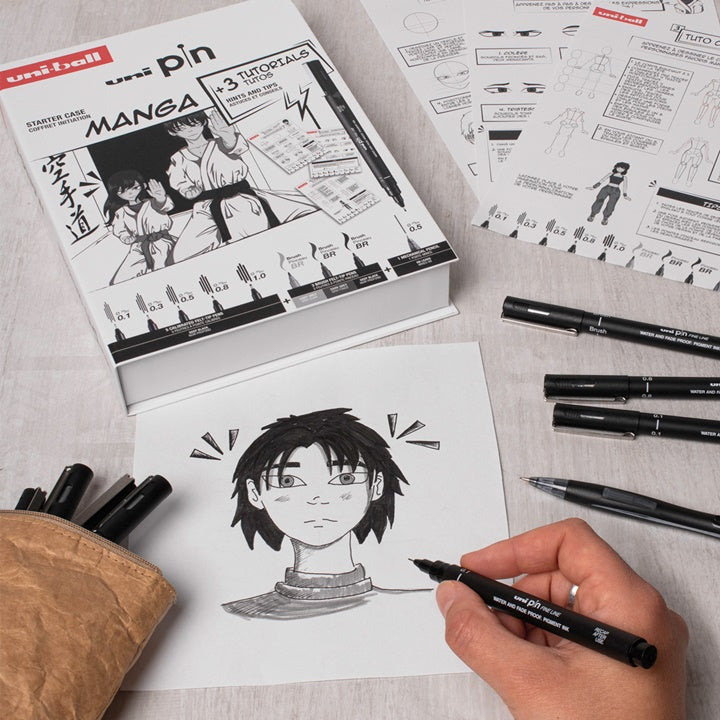 UNI PIN Manga Starter Case Dárková sada