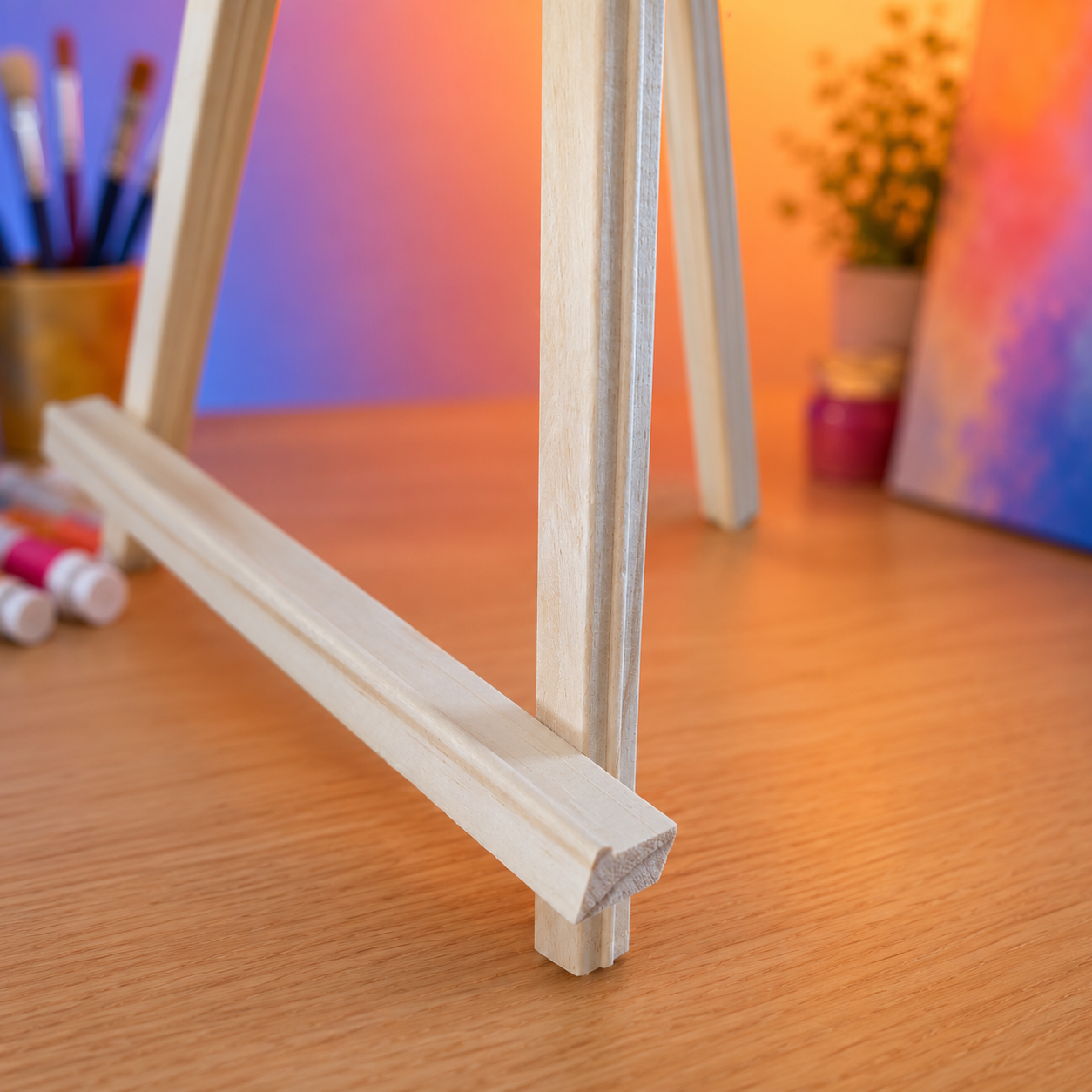 ARTMIE Art Sprout mini easel – solid pine, 29 cm