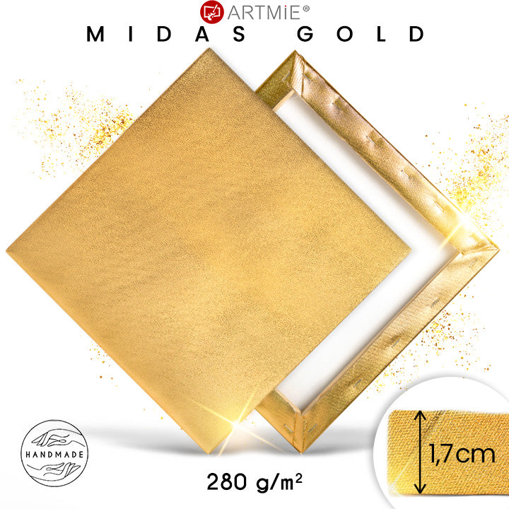 ARTMIE MIDAS zlaté malířské plátno na rámu