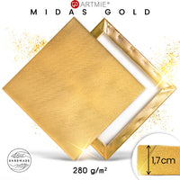 ARTMIE MIDAS zlaté malířské plátno na rámu