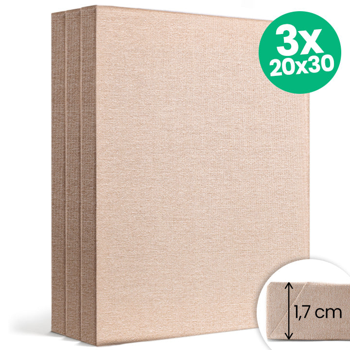 Sada 3 malířských pláten NATURE ECO