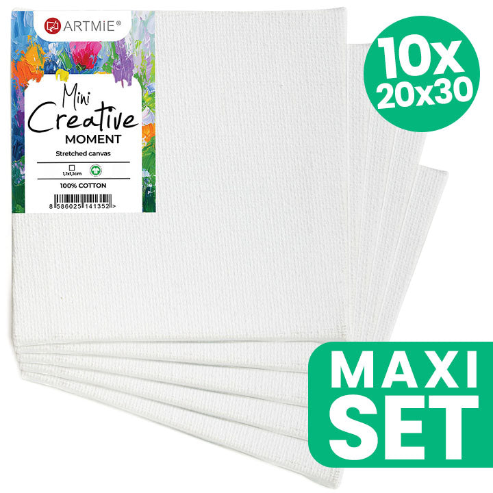 Sada mini pláten ARTMIE pro hobby malování - 10 dílů - 20x30 cm