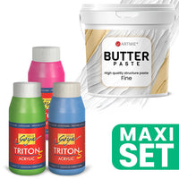 ARTMIE Butter 3D Pasta a sada akrylových barev TRITON S