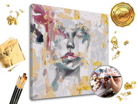 Malování podle čísel PREMIUM GOLD – Zapomenutá | Zapomenutá