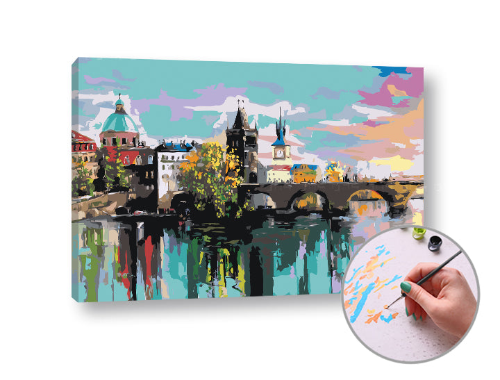 Malba podle čísel KARLOV MOST V PRAZE