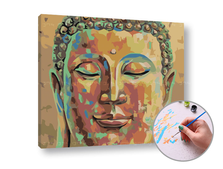 Malba podle čísel SPIACI BUDHA
