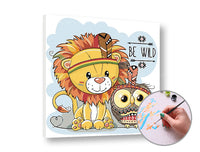 Paint by Numbers Lion – nízká obtížnost
