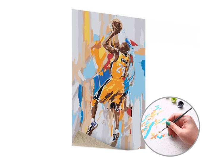 Malování podle čísel KOBE BRYANT 24