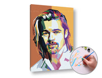 Malování podle čísel BRAD PITT