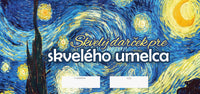 Dárkový POUKAZ - Skvělý dárek pro skvělého umělce