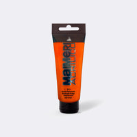 Akrylová barva Maimeri Acrilico 200 ml – různé odstíny – Fluorescenční oranžová