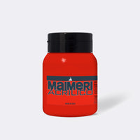 Akrylová barva Maimeri Acrilico 500 ml – Permanentní červená světlá