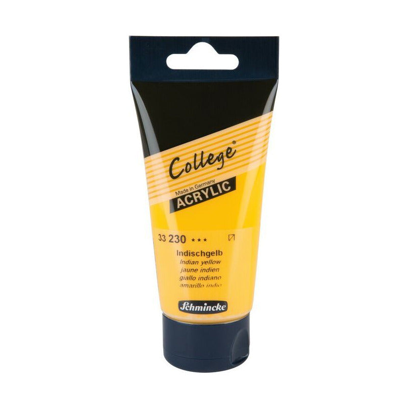 Akrylová barva Schmincke College Acrylic 75 ml – 230 Indická žlutá