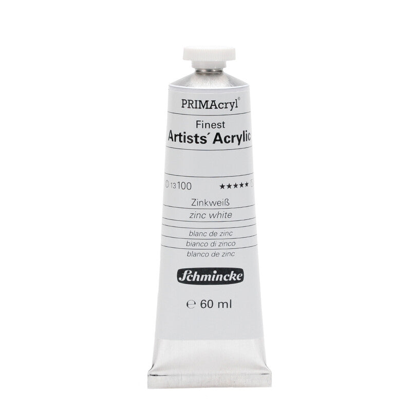 Akrylová barva Schmincke PRIMAcryl Professional 60 ml – 100 Zinková běloba