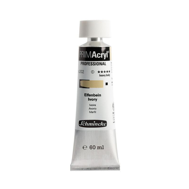 Akrylová barva Schmincke PRIMAcryl Professional 60 ml – 202 Slonová kost