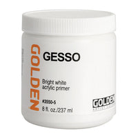 Akrylový šeps GOLDEN Gesso bílý základní nátěr