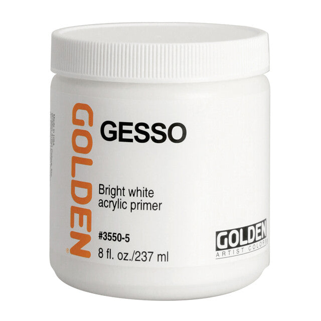 Akrylový šeps GOLDEN Gesso bílý základní nátěr