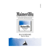 Akvarelová barva Maimeri Blu – půlpánvička 1,5 ml – Berlínská modř