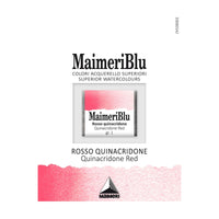 Akvarelová barva Maimeri Blu – půlpánvička 1,5 ml – Chinakridonová červená