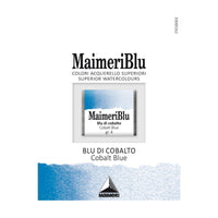 Akvarelová barva Maimeri Blu – půlpánvička 1,5 ml – Kobaltová modř
