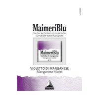 Akvarelová barva Maimeri Blu – půlpánvička 1,5 ml – Manganová fialová