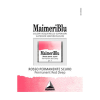 Akvarelová barva Maimeri Blu – půlpánvička 1,5 ml – Permanentní červená tmavá