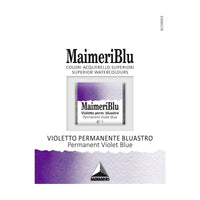 Akvarelová barva Maimeri Blu – půlpánvička 1,5 ml – Permanentní fialovo-modrá