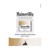 Akvarelová barva Maimeri Blu – půlpánvička 1,5 ml – Umbra přírodní