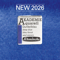 Akvarelová barva Schmincke AKADEMIE 1/2 pánvička - Golden pink – 444 Tmavě modrá