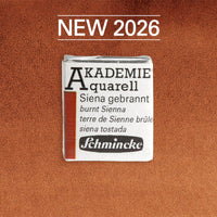 Akvarelová barva Schmincke AKADEMIE 1/2 pánvička - Golden pink – 662 Pálená siena