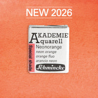 Akvarelová barva Schmincke AKADEMIE 1/2 pánvička - Golden pink – 951 Neonově oranžová