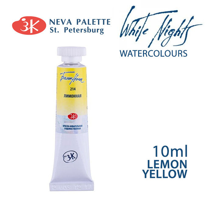 Akvarelová barva White Nights 10 ml - Citronová