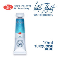 Akvarelová barva White Nights 10 ml - Tyrkysová modř