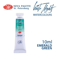 Akvarelová barva White Nights 10 ml - Smaragdová zeleň