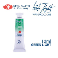 Akvarelová barva White Nights 10 ml - Zeleň světlá