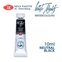 Akvarelová barva White Nights 10 ml - Neutrální čerň