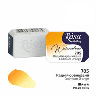 Akvarelové barvy Rosa Gallery pánvička 2.5 ml – 705 cadmium oranžová