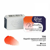 Akvarelové barvy Rosa Gallery pánvička 2.5 ml – 706 cadmium svetlá červená