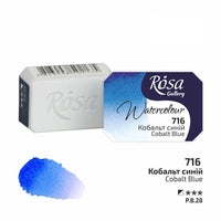 Akvarelové barvy Rosa Gallery pánvička 2.5 ml – 716 kobaltová modrá