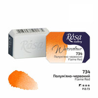 Akvarelové barvy Rosa Gallery pánvička 2.5 ml – 734 žiarivá červená