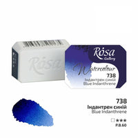 Akvarelové barvy Rosa Gallery pánvička 2.5 ml – 738 indanthrén modrá