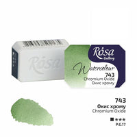 Akvarelové barvy Rosa Gallery pánvička 2.5 ml – 743 chromium oxide