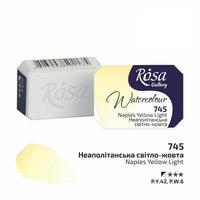 Akvarelové barvy Rosa Gallery pánvička 2.5 ml – 745 neapolská svetlá žltá
