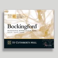 Akvarelový blok CANSON St Cuthberts Bockingford Rough 300 g/m² 31 – 41 cm - 12 listů