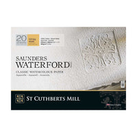 Akvarelový blok CANSON St Cuthberts Saunders Waterford Rough 300 g/m² 26 × 51 cm – 20 listů
