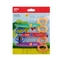 APLI kreativní nůžky 13,5 cm, kulatá špička, symetrické