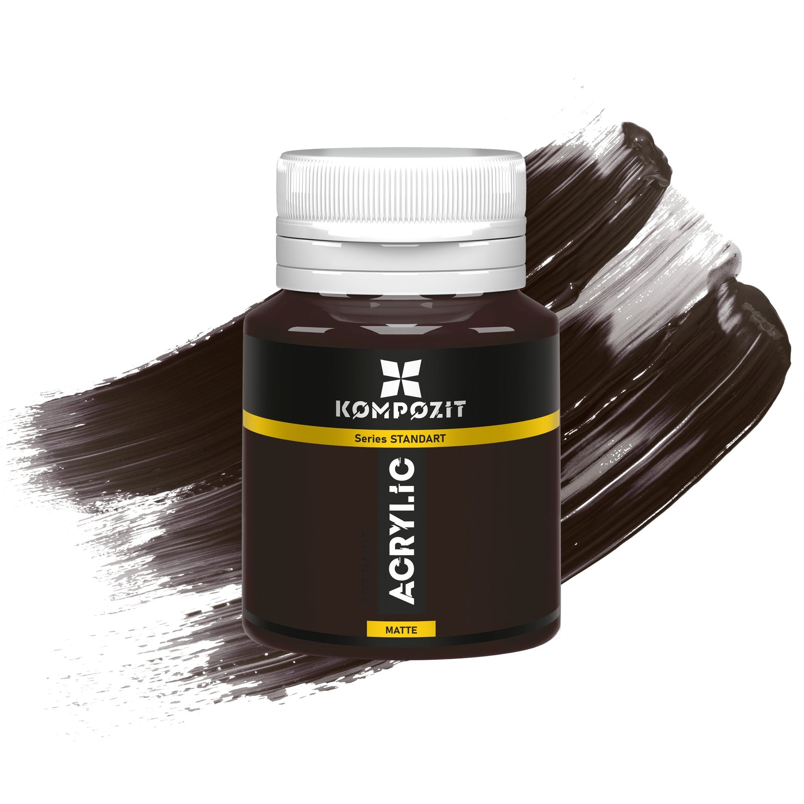 Akrylová barva Kompozit STANDART 20 ml – 84 Tmavě hnědá
