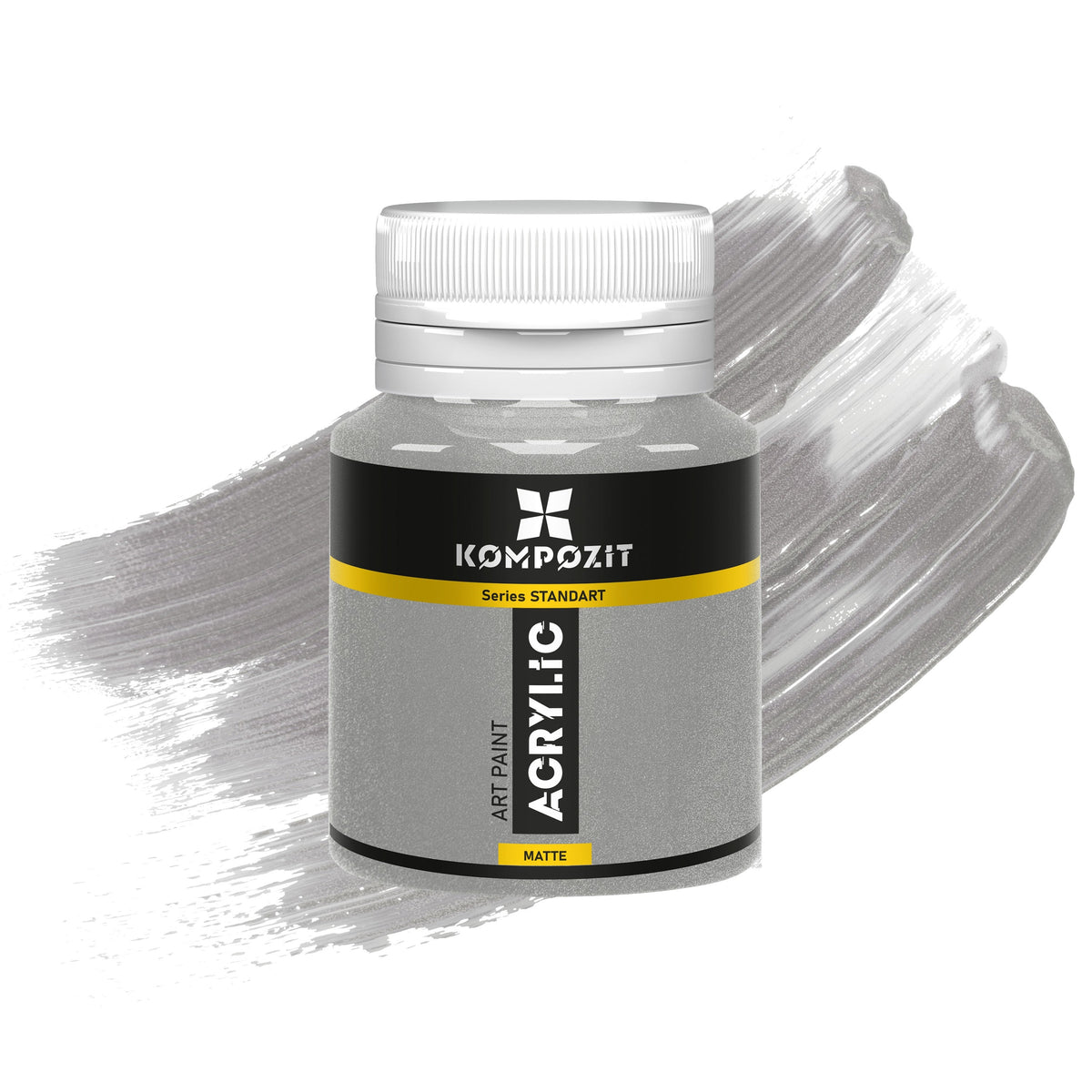 Akrylová barva STANDART Kompozit Metallic 20 ml – 91 Stříbrná