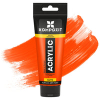 Akrylová barva Kompozit STANDART Fluorescent 75 ml – 113 Fluorescenční oranžová