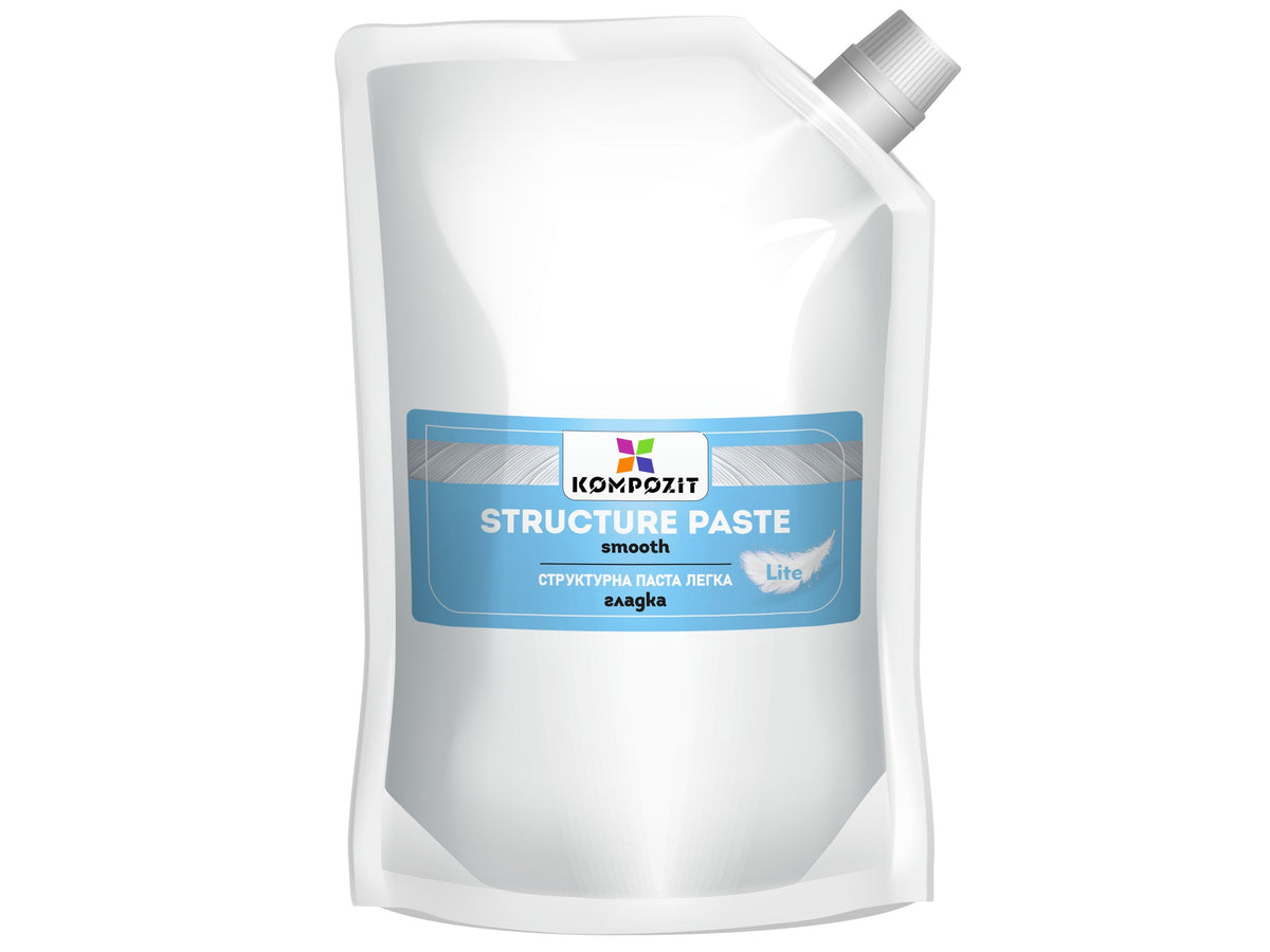Bílá hladká strukturovací pasta LITE – 500 ml